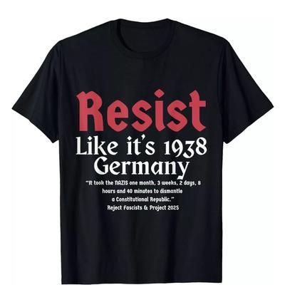 Resist Anti-Trump Political Protest , Unisex , Short Sleeve Shirt Unisex T-Shirt