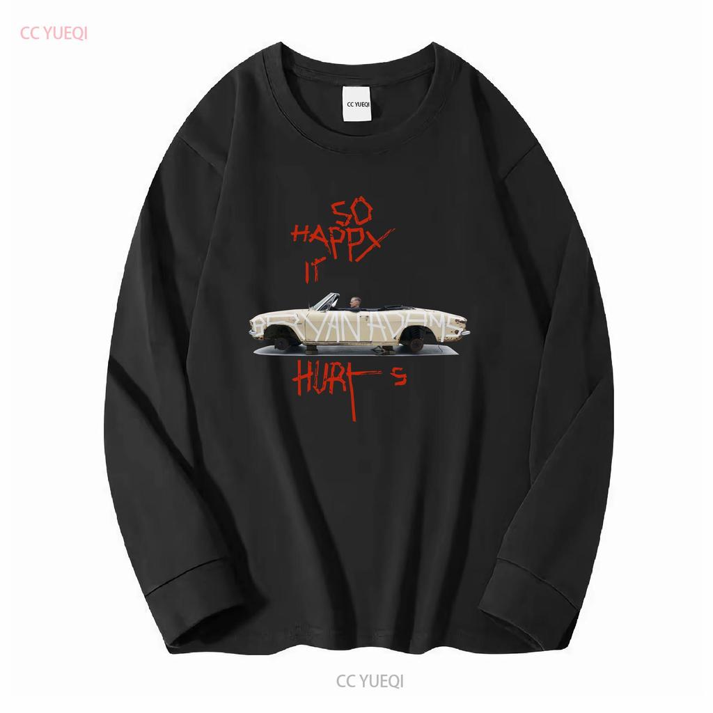 Bryan Adams So Happy It Hurts Tour Maglietta Taglia Completa S 5xl Manica Lunga o Corta Lavaggio Vintage Uomo Unisex Streetwear Casual