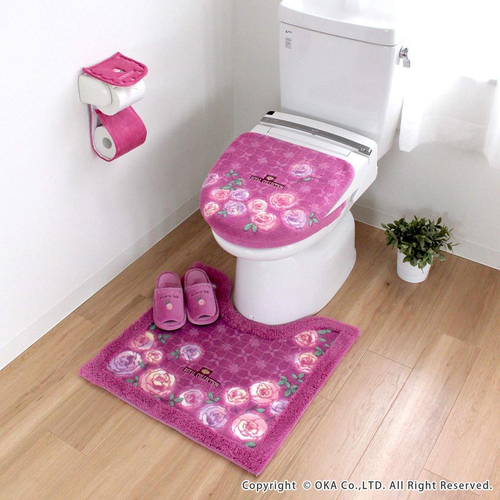 Oka Toilettensitzbezug Royal Collection Chelsea Waschheizung Typ Toilettensitzbezug Pink