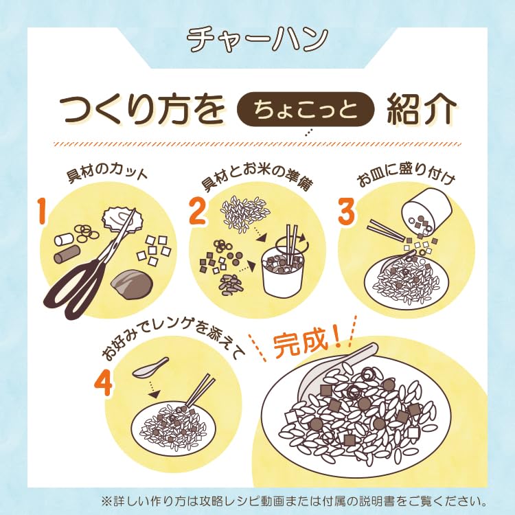 Original Food Sample Shop DIY Food Sample Kit Samplerun 6 Fried Made with Safe Ingredients for Replica DIY Crafts [Official] Vol. Rice, Kids,