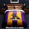 Melbourne Storm Design Bed Bedding Set 1 Duvet Cover + 2 Pillowcases Soft Breathable Household Bed Linens