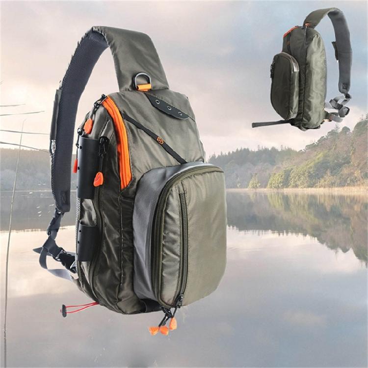 Fliegenfischer Sling Pack Brusttasche Angeltackle Aufbewahrungstasche Brusttasche Bequeme Angeltaschen Zubehör Ausdauernd