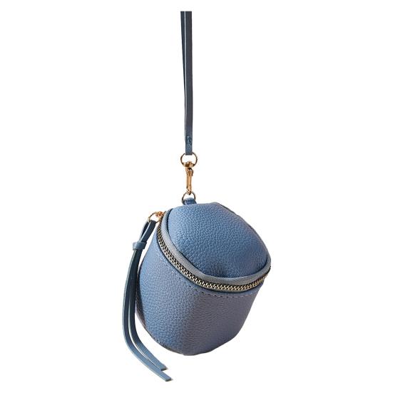 Mini Coin Wallet Small Zippered Faux Leather Pouch Portable Coin Purse Travel Storage Case for Lipstick Cash Coins Cards Jewelry