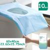 10pcs Disposable Paper Toilet Seat Cushion Outdoor Travel Public Restroom Safety Hygiene Seat Cushion Lightweight Easy to Carry