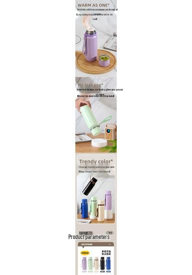 Large Capacity Stainless Steel Student Thermos Bottle with Lid