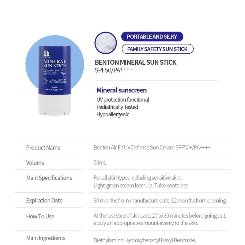 Benton - Air Fit UV Defense Sun Cream