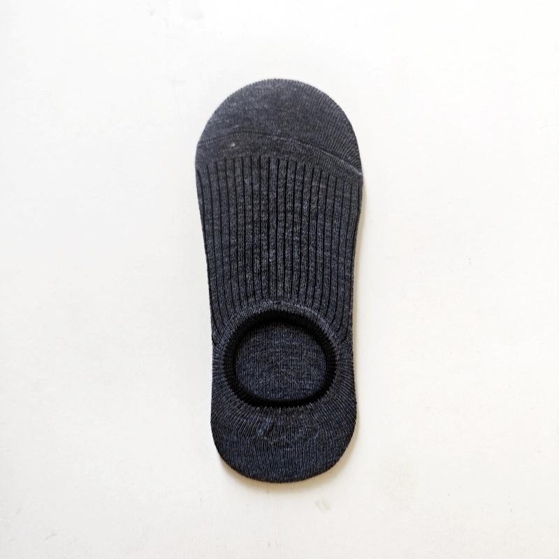 Frühlings- und Sommersocken, Damen Unsichtbare Kurze Socken, Dünne Flachmündige Silikon Anti-Rutsch und Nicht-rutschende Fersensocken, Einfarbige Socken