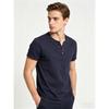 Men's Plus Size Henley Shirt (Up To 8XL) - 95% Cotton Short Sleeve Casual T-Shirt with Button Placket - Big and Tall Summer Top
