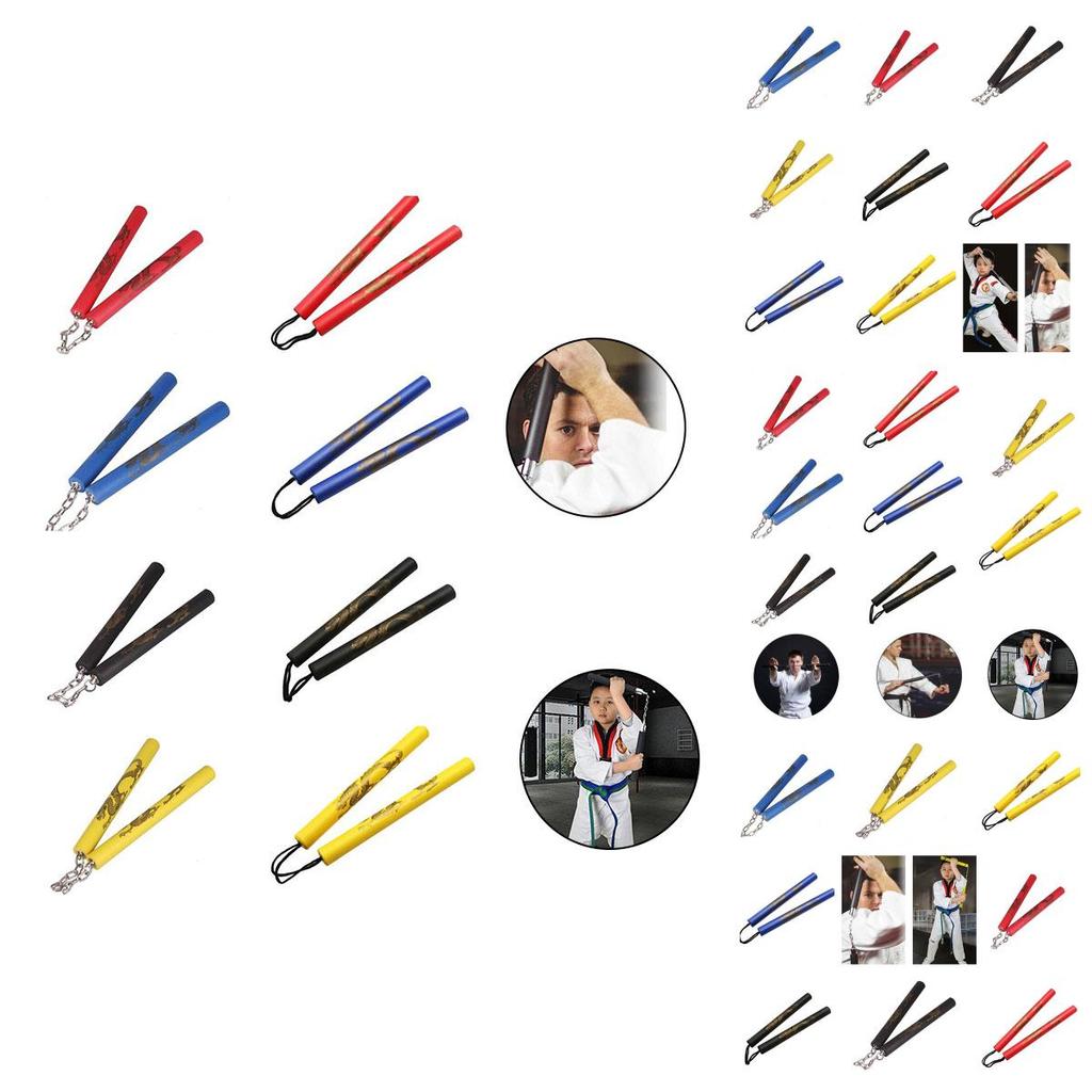 Durable Pvc Core Foam Nunchuck Stick Martial Arts Training And Performance