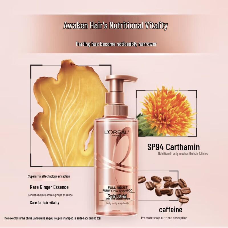 L'Oreal Energizing Ginger Strong & Smooth Shampoo