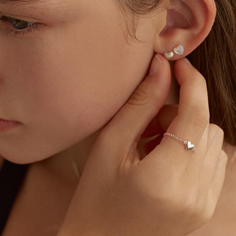 Lewe Petit Herz Kette Ring