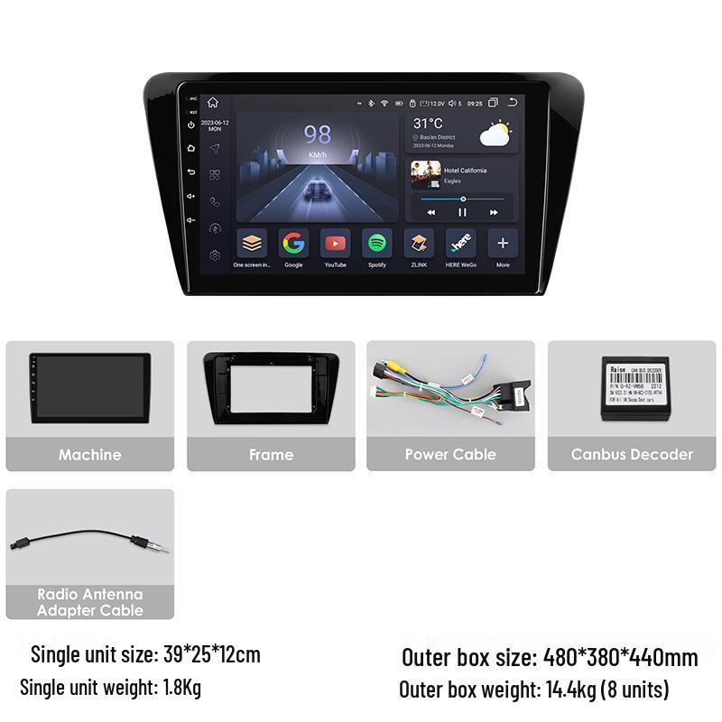 Android Navigation & Reverse Camera System for Volkswagen Skoda Octavia 2013-2018