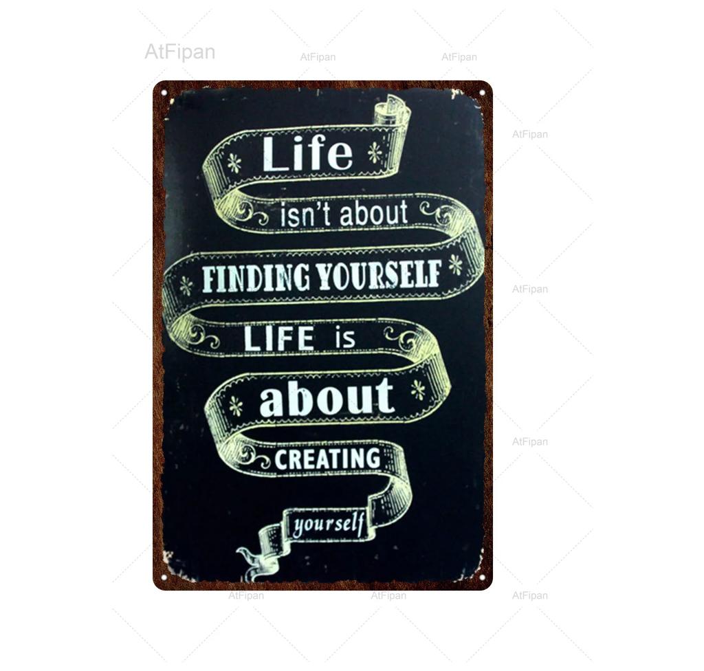 Vintage Family Life Metal Tin Sign  Retro Man Cave Rules Kitchen  Bathroom Wall Decor Home Decor Accessories