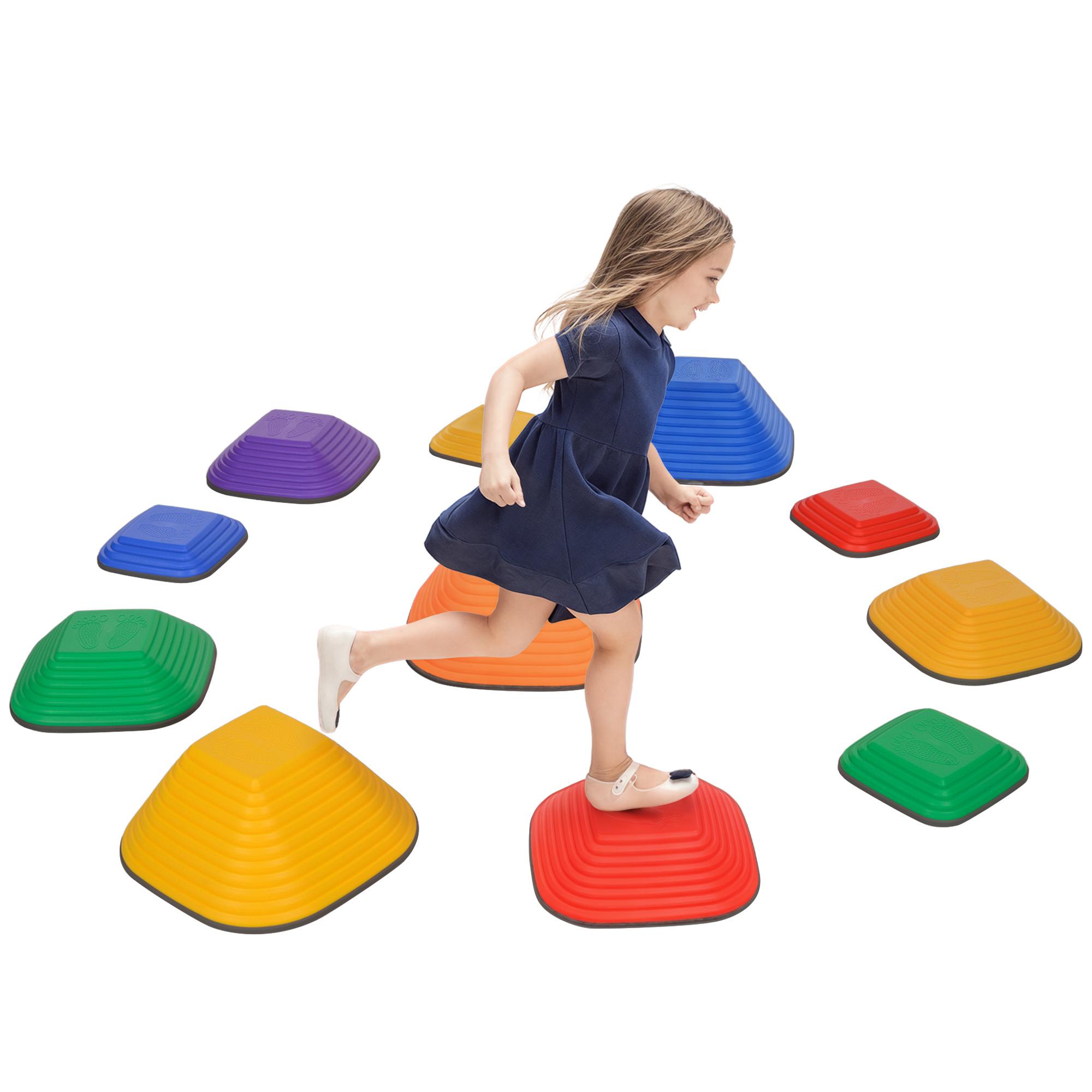 Balance Stepping Stones for Kids, 11-Piece