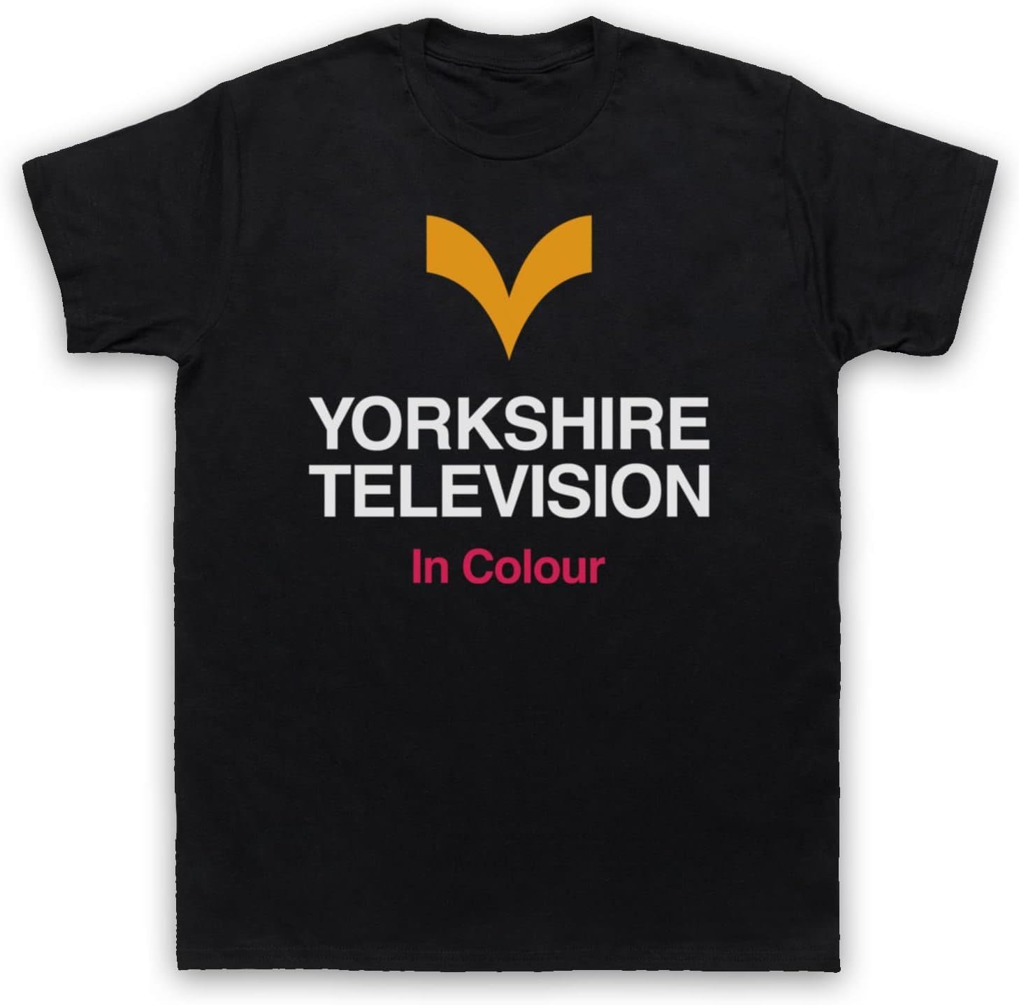 Yorkshire TV in Colour Retro Television Logo Mens T-Shirt M
