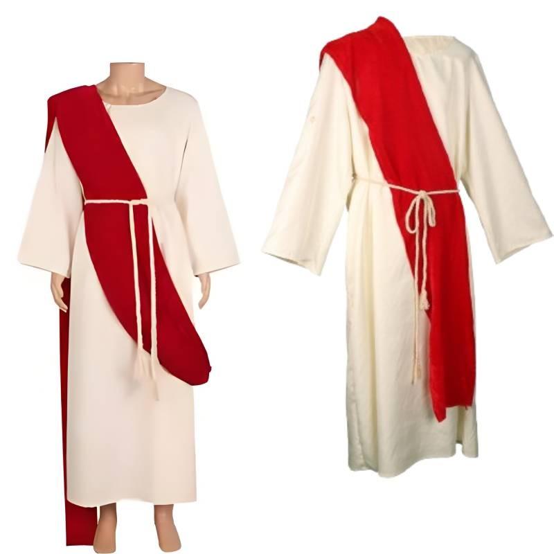 Elegant Medieval Warrior Costume For Cosplay Featuring Richly Textured Polyester