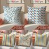 Ariana Martin New British Pattern Pillow Case Comfort Sofa Bed Silky Elegant Invisible Zipper Decorative Cushion Cover