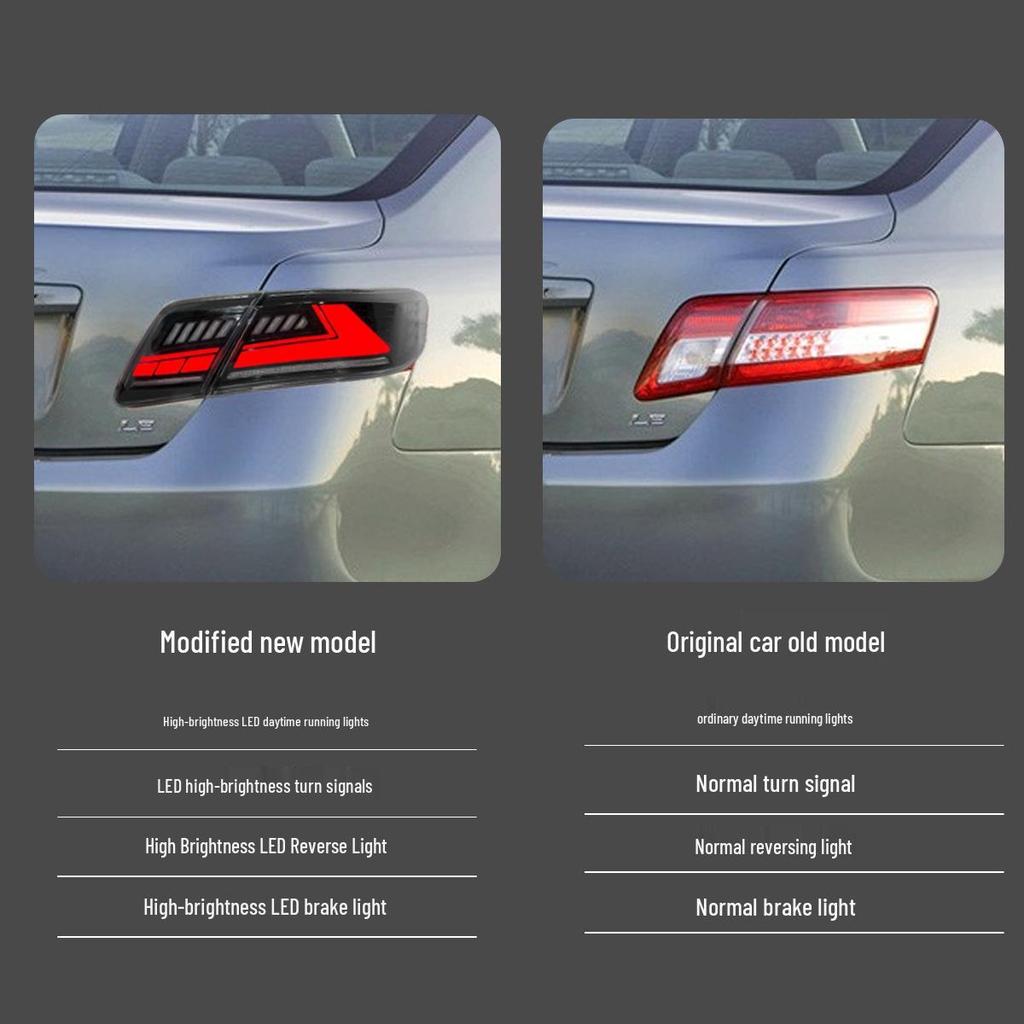 Enhanced LED Taillight with Sequential Turn Signals for 2007-2011 Toyota Camry (US Version)