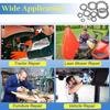 500PCS Star Serrated Metric Split Lock Washer Set Gasket Spacer Assortment Set  Industrial