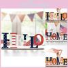 Creative Wooden Letter Display Independence Day Home Decor For Festive Celebrations