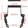 Motorcycle GPS Navigation Mount Bracket Phone Bar Holder Extension Replacement for Honda XL750 Transalp 750 2023-2025 Aluminum Motorbike Accessories