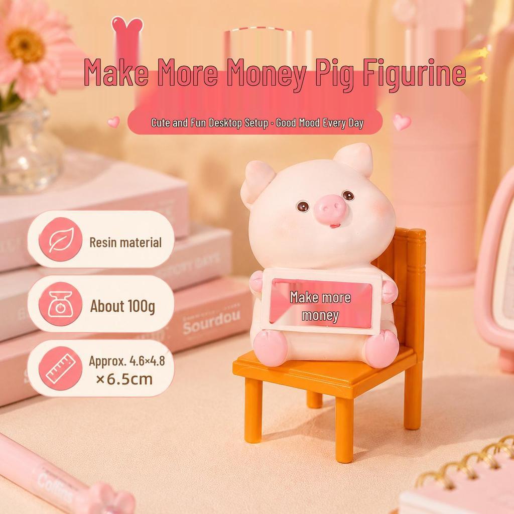 Adorable 'Don't Be Angry' Office Desk Ornament - Resin Birthday Gift