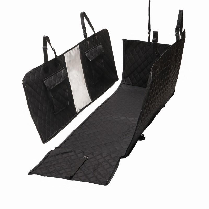 Quilted Thickened Pet Car Seat Cover - Protective Rear Seat Mat for Dogs