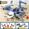New Deformation Music Simulation Track Inertia Toy Aircraft: Large-Size Passenger Plane—Kids' Airliner Toy Car, Perfect for Children's Gifts