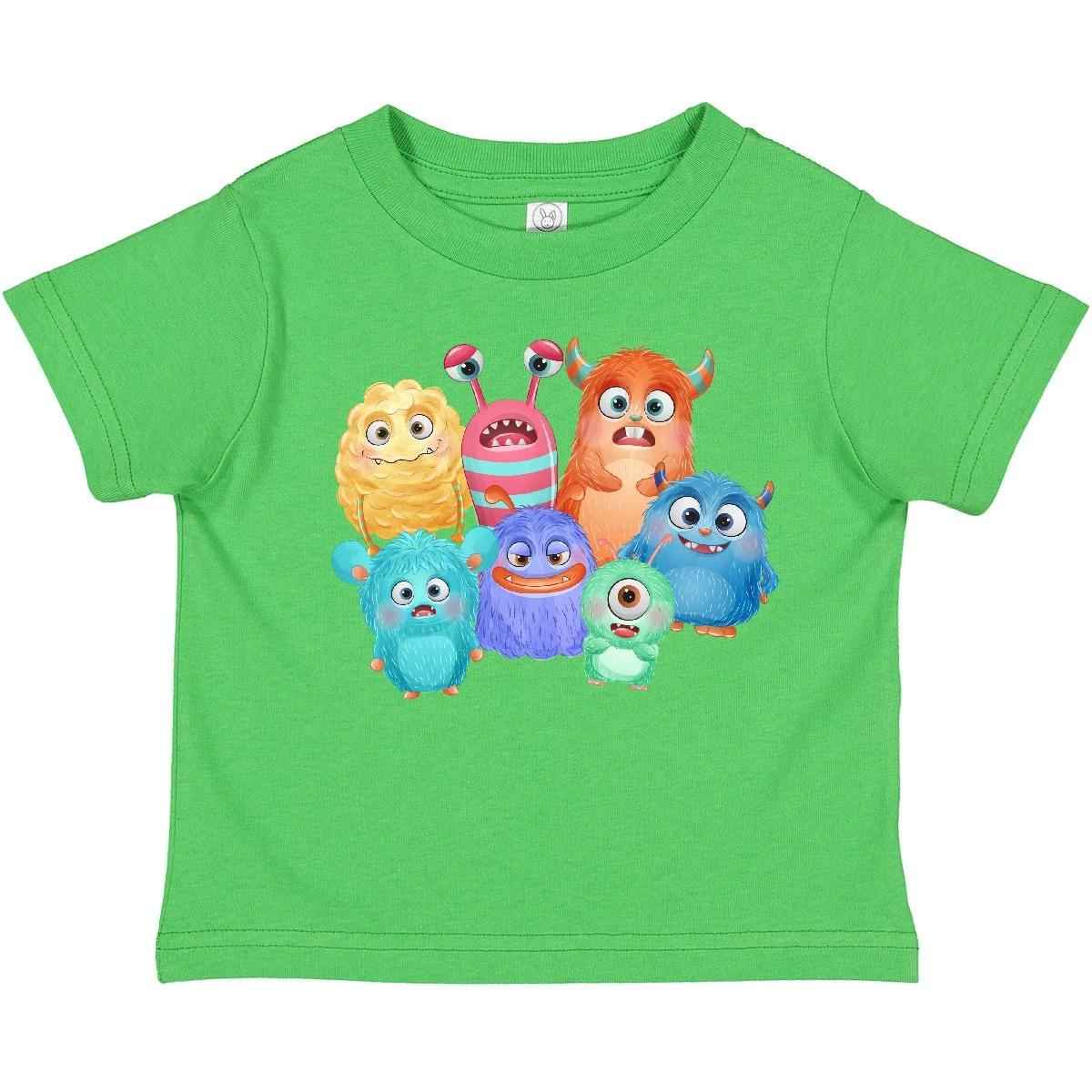 Inktastic Halloween Monsters! Toddler T-Shirt Monster Trick Or Treat Party Candy 140