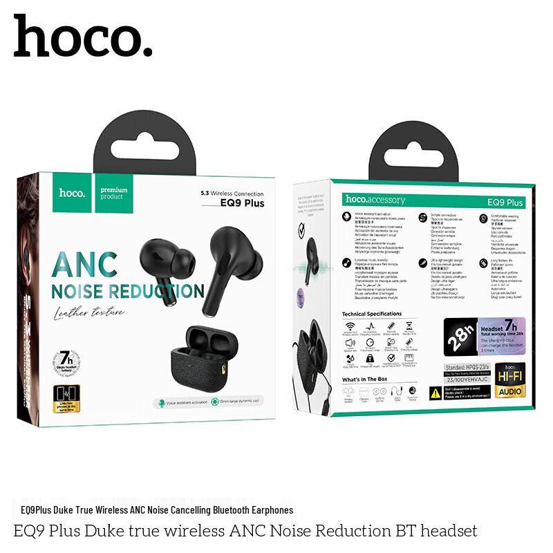 HOCO EQ9 Plus ANC Prawdziwie Bezprzewodowe Słuchawki Bluetooth