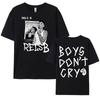 Rapper RELS B Skinny Flakk 2025 Tour Tshirt Men Clothing Fashion Hip Hop Punk Street Tshirts Unisex High Quality Cotton T Shirt