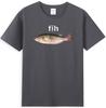 Fih Funny Misspelled Fish Meme Saying Vintage Unisexs Tshirt