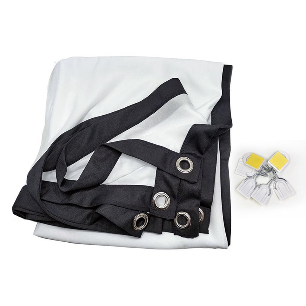 16:9 3D Foldable 60/72/84/100/120/150inch 16:9 HD Projector Screen Anti-Crease Projection Movies Screen New