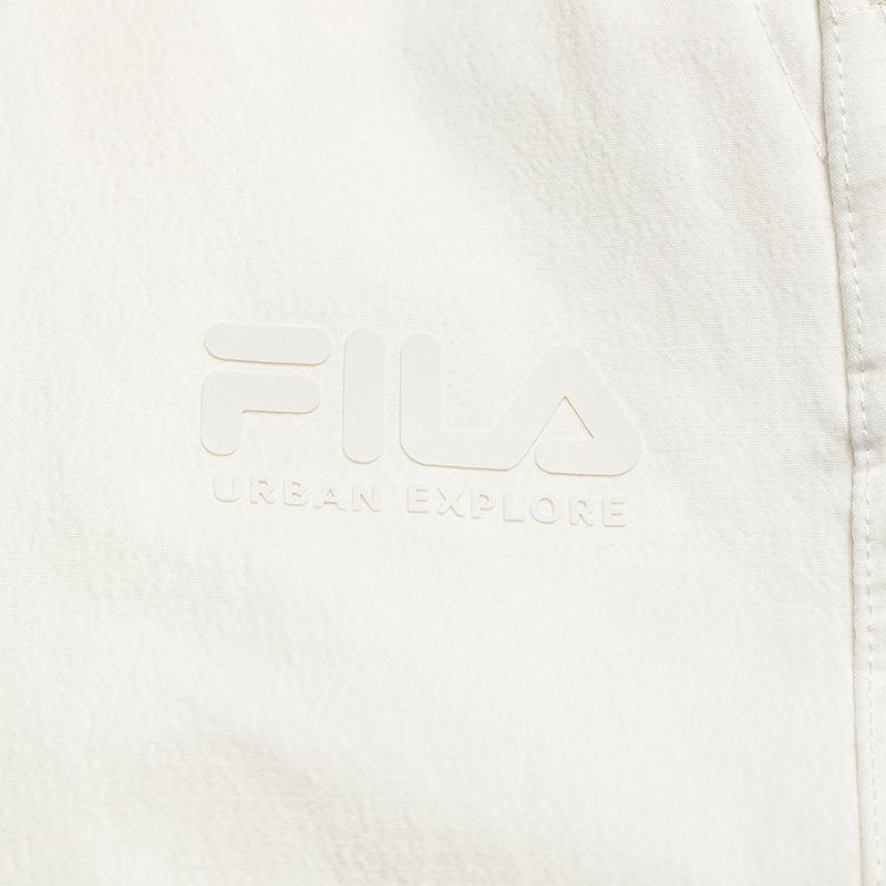 FILA Urban Explore Minimalist Fashionable Outdoor Versatile Comfortable Woven Casual Pants Women bottoms Pearl-White A11W618803FIV