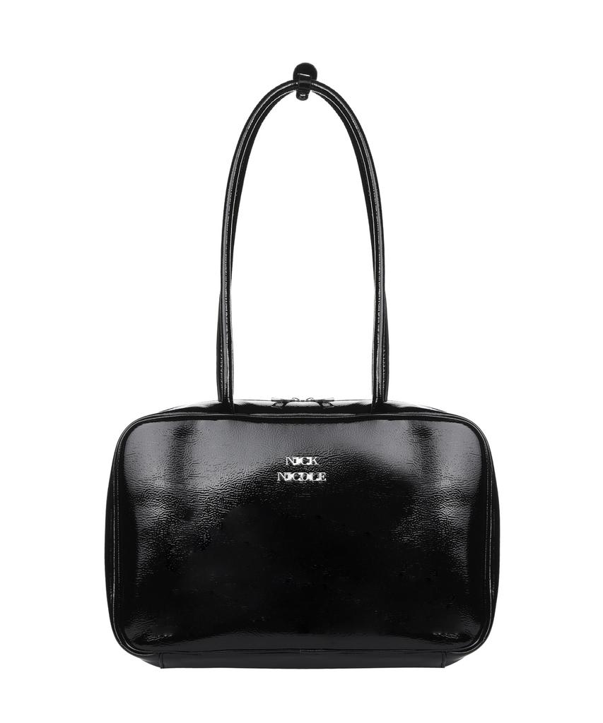 Nick&Nicole Nicole Logo Minimal Square Bag_Black