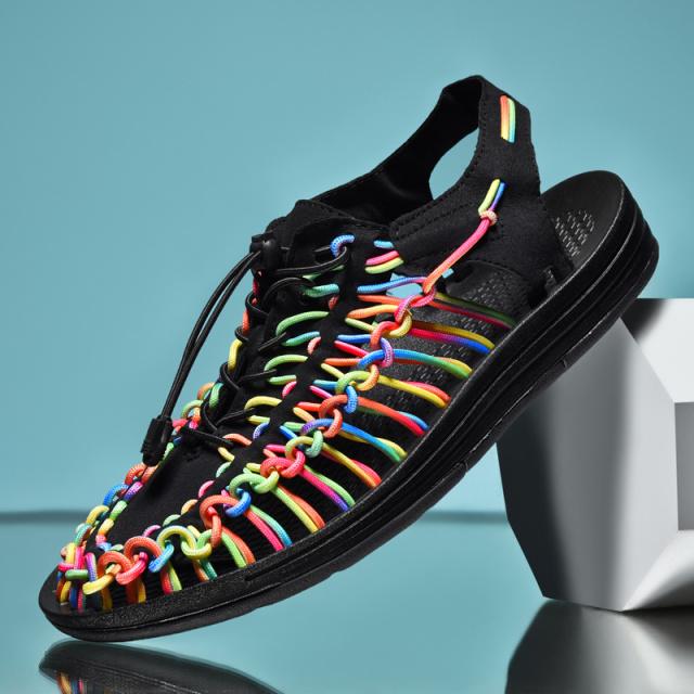 Summer Unisex Sandals Beach Shoes Men 'S Water Slippers Fashion Comfortable Breathable Outdoor Non -Slip Men Women Size 35 -46