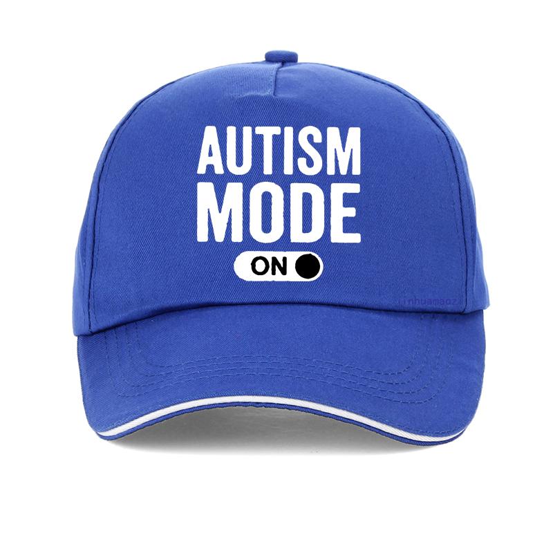 Lustige Beste Autismus-Modus An Hut Unisex Damen Grafik Baumwolle Baseballkappe Harajuku Pop Y2K Sommer Trucker Snapback Hüte Knochen
