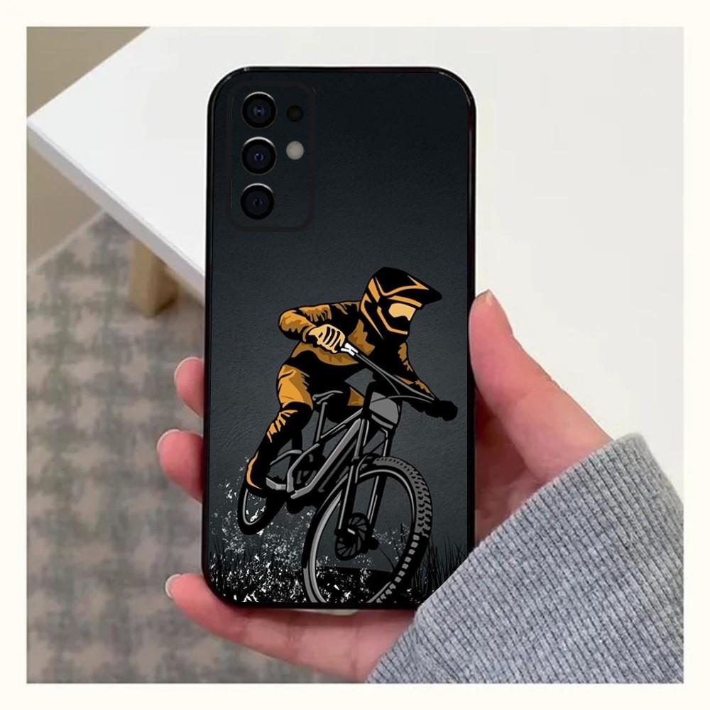 

Mountain bike MTB Phone Case For Samsung S24,S21,S22,S23,S30,Ultra,S20,Plus,Fe,Lite,Note,10,9,5G Black Soft Cover Samsung S30plus5G