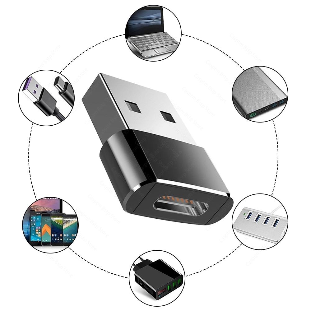 2PCS Ladegerät Adapter für IPhone 13 Pro Max 13Pro 13 USB Typ-C Adapter Typ C USB-C Konverter für IPhone 12 Laptop Typ C Kabel