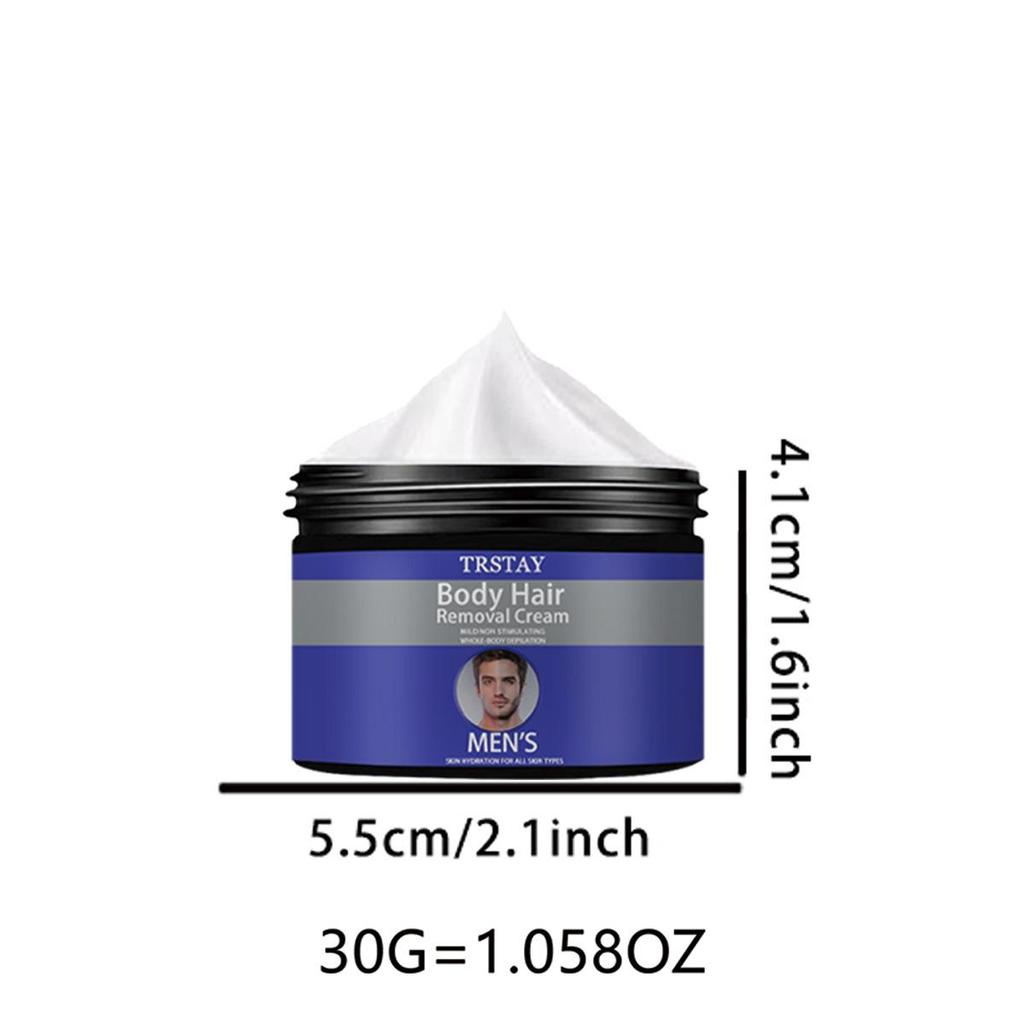 Men's Hair Removal Cream Shrinks Pores, Replenishes Moisture, Relieves Dryness, Protects Skin Damage, and Balances Water and Oil