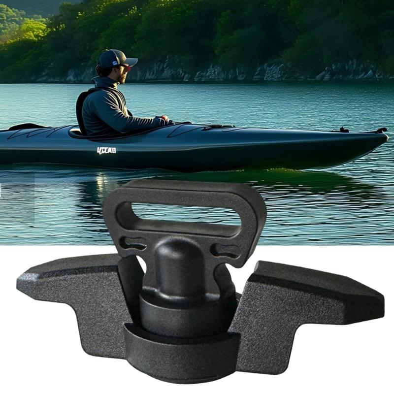Nylon Deck Line Rope Tie Fishing Kayak Anchors Cleat Kayak Track Mount Line Cleat Rowing Accessories Quick Installation