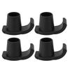 4pcs Walker Ski Glides Anti Slip Walker Glides for Seniors Mobility Aid Accessory Replacement