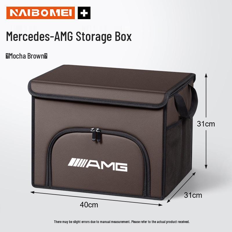 Compatible Storage Box for Mercedes-AMG Vito, SL-Class, CL-Class, V-Class, EQS, EQC Car Trunk.