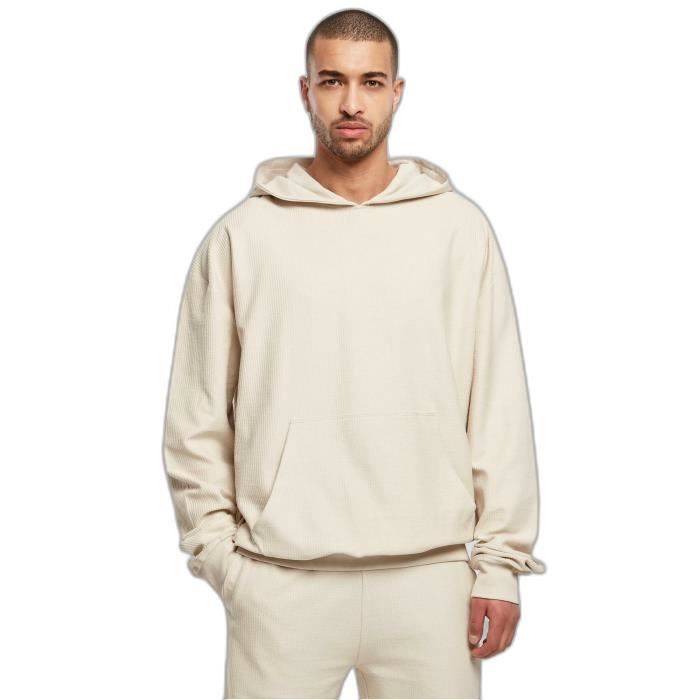 Kapuzenpullover Urban Classics Rib Terry Boxy - beige - M