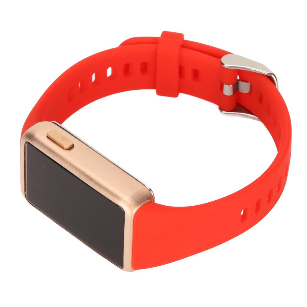 Smart Watch Alloy Silicone Glass 210mah 30m Waterproof LED Fitness Watch for Family Friendly Colleagues