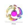 New Colorful Rainbow Alloy Fingertip Gyro Decompression Creativity Finger Spinners Hand Fidget Small Toys