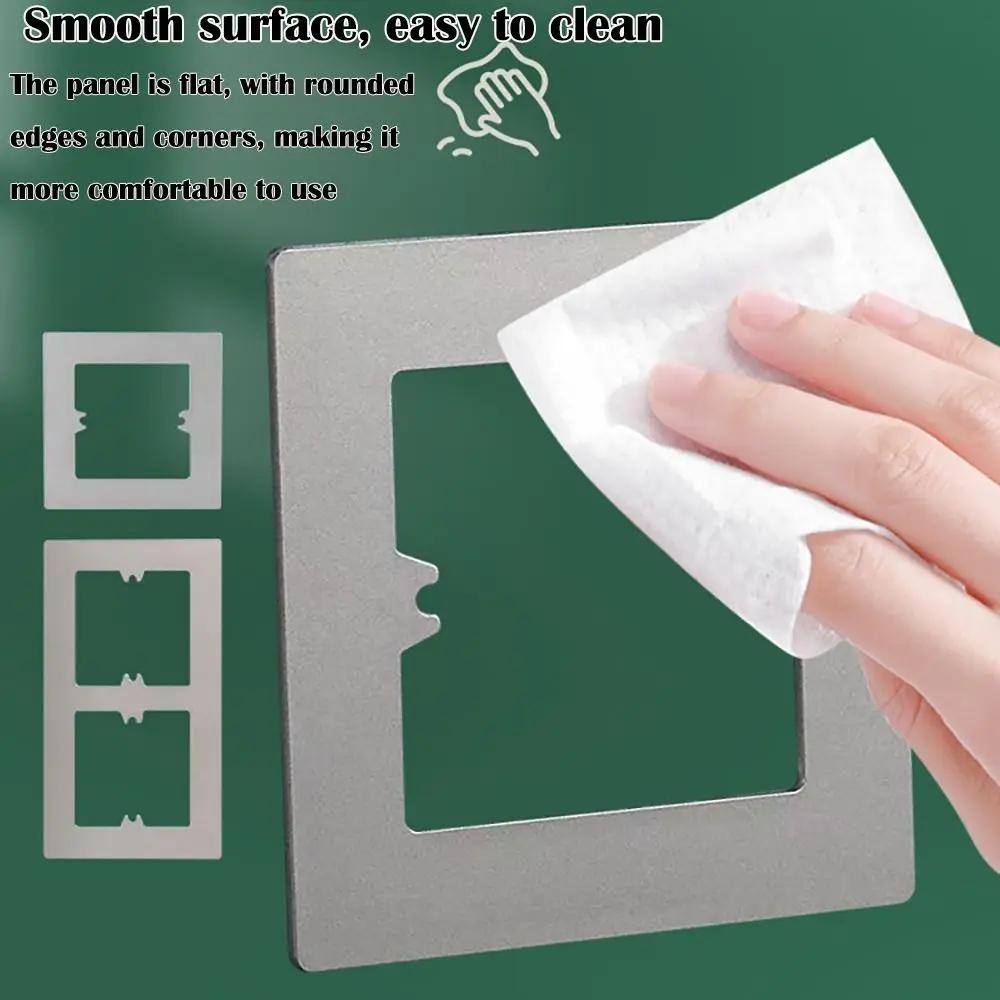 New Plastic Switch Socket Panel Universal Wall Panels Decorative Cover Electrical
