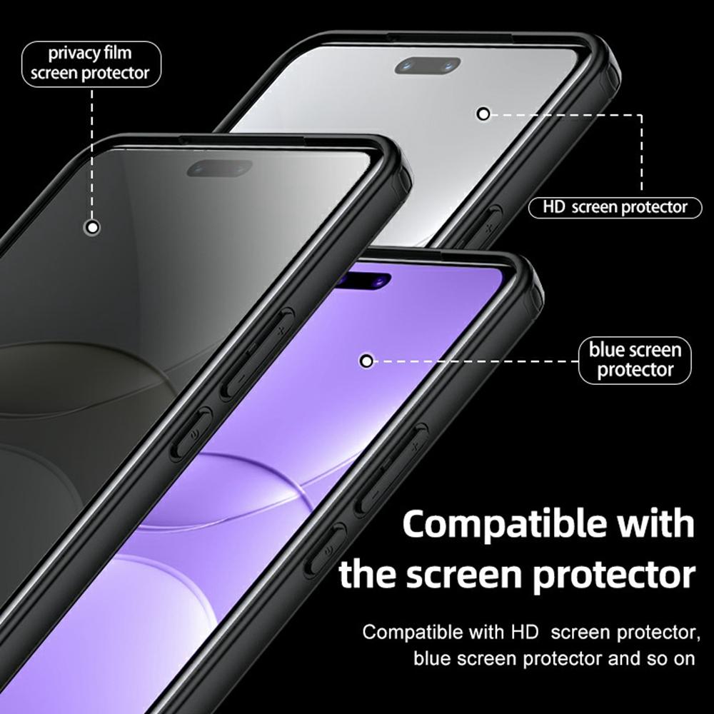 

For Huawei nova 13 Pro 5G Case PC+TPU Phone Cover Airbag Protection Transparent