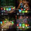 Solar Mushroom Light Multi-Color Changing LED Outdoor Flowers Garden Courtyard Yard Patio Outside Christmas Holiday Decor LED Lights