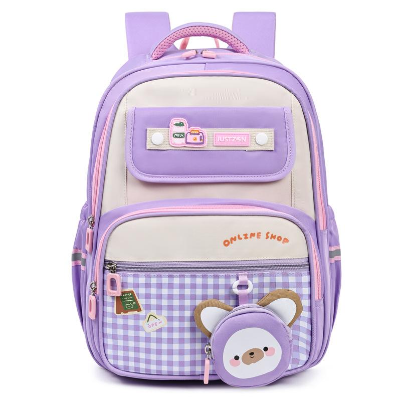 Elementary School Bags Boys and Girls Spine Care To Reduce Burden Backpacks Children's Large-capacity Student Schoolbags